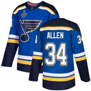 Maend-NHL-St.-Louis-Blues-Troeje-34-Jake-Allen-Blaa-Hjemme-2019-Stanley-Cup