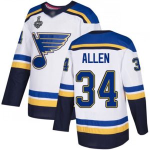 Maend-NHL-St.-Louis-Blues-Troeje-34-Jake-Allen-Hvid-Road-2019-Stanley-Cup