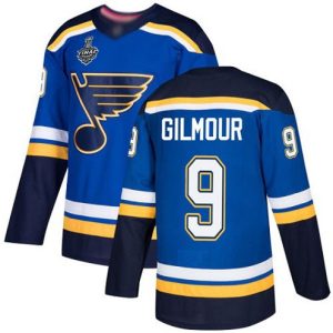 Maend-NHL-St.-Louis-Blues-Troeje-9-Doug-Gilmour-Blaa-Hjemme-2019-Stanley-Cup