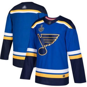 Maend-NHL-St.-Louis-Blues-Troeje-Blank-Blaa-Hjemme-2019-Stanley-Cup-Final