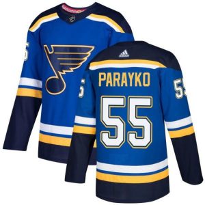 Maend-NHL-St.-Louis-Blues-Troeje-Colton-Parayko-55-Blaa-Authentic