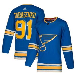 Maend-NHL-St.-Louis-Blues-Troeje-Vladimir-Tarasenko-91-2018-19-Blaa-Authentic