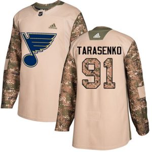 Maend-NHL-St.-Louis-Blues-Troeje-Vladimir-Tarasenko-91-Authentic-Camo-Veterans-Day-Practice