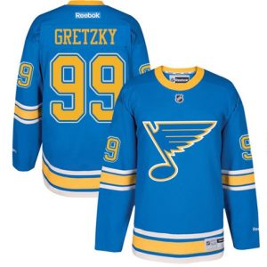 Maend-NHL-St.-Louis-Blues-Troeje-Wayne-Gretzky-99-Authentic-Reebok-Blaa-2017-Winter-Classic