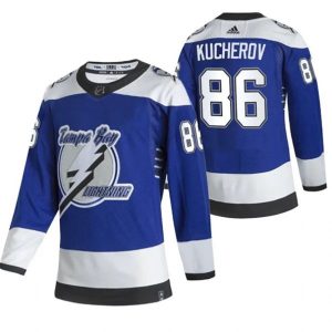 Maend-NHL-Tampa-Bay-Lightning-Troeje-Nikita-Kucherov-86-2022-Reverse-Retro-Blaa-Authentic