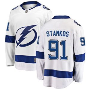 Maend-NHL-Tampa-Bay-Lightning-Troeje-Steven-Stamkos-91-Breakaway-Hvid-Fanatics-Branded-Ude