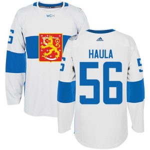 Maend-NHL-Team-Finland-Troeje-56-Erik-Haula-Authentic-Hvid-Hjemme-2016-World-Cup