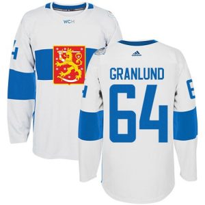 Maend-NHL-Team-Finland-Troeje-64-Mikael-Granlund-Authentic-Hvid-Hjemme-2016-World-Cup