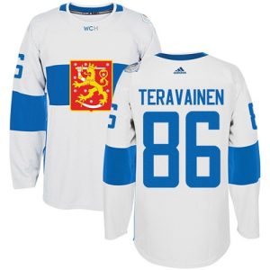 Maend-NHL-Team-Finland-Troeje-86-Teuvo-Teravainen-Authentic-Hvid-Hjemme-2016-World-Cup