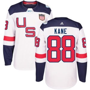 Maend-NHL-Team-USA-Troeje-88-Patrick-Kane-Authentic-Hvid-Hjemme-2016-World-Cup-Hockey