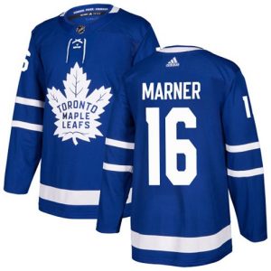 Maend-NHL-Toronto-Maple-Leafs-Troeje-Mitchell-Marner-16-Authentic-Royal-Blaa-Hjemme