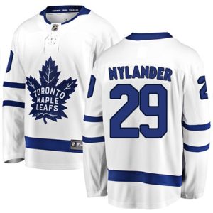 Maend-NHL-Toronto-Maple-Leafs-Troeje-William-Nylander-29-Breakaway-Hvid-Fanatics-Branded-Ude