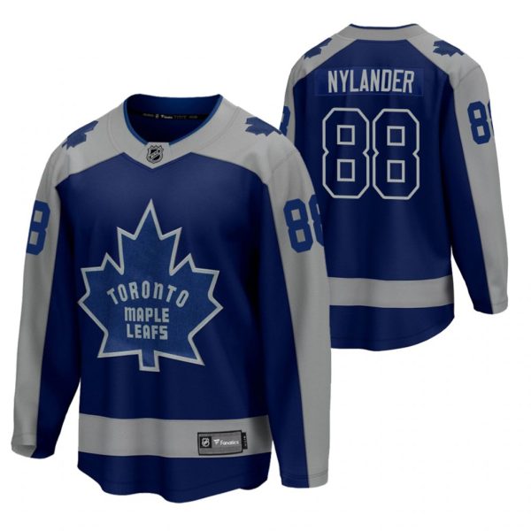 Maend-NHL-Toronto-Maple-Leafs-Troeje-William-Nylander-88-2021-Special-Edition-Blaa