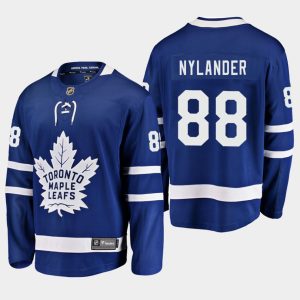 Maend-NHL-Toronto-Maple-Leafs-Troeje-William-Nylander-88-Hjemme-Blaa-Breakaway-Player