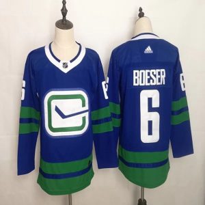 Maend-NHL-Vancouver-Canucks-Troeje-Brock-Boeser-6-2019-20-Blaa-Authentic