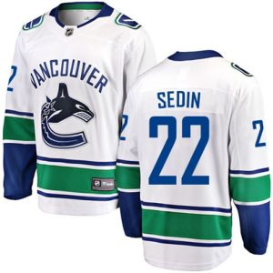 Maend-NHL-Vancouver-Canucks-Troeje-Daniel-Sedin-22-Breakaway-Hvid-Fanatics-Branded-Ude