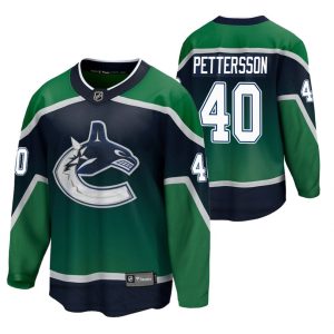 Maend-NHL-Vancouver-Canucks-Troeje-Elias-Pettersson-40-2021-Special-Edition-Groen