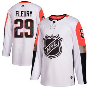 Maend-NHL-Vegas-Golden-Knights-Troeje-Marc-Andre-Fleury-29-Authentic-Hvid-2018-All-Star-Pacific-Division