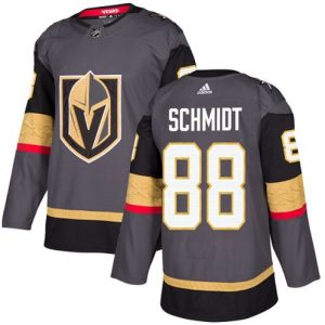 Maend-NHL-Vegas-Golden-Knights-Troeje-Nate-Schmidt-88-Authentic-Graa-Hjemme