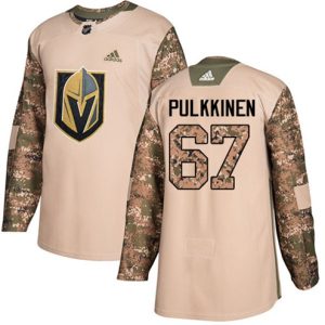 Maend-NHL-Vegas-Golden-Knights-Troeje-Teemu-Pulkkinen-67-Authentic-Camo-Veterans-Day-Practice