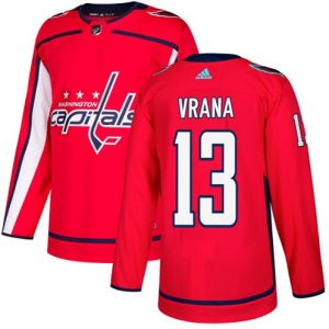 Maend-NHL-Washington-Capitals-Troeje-Jakub-Vrana-13-Authentic-Roed-Hjemme