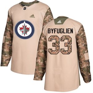 Maend-NHL-Winnipeg-Jets-Troeje-Dustin-Byfuglien-33-Authentic-Camo-Veterans-Day-Practice