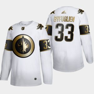 Maend-NHL-Winnipeg-Jets-Troeje-Dustin-Byfuglien-33-Golden-Edition-Hvid-Authentic