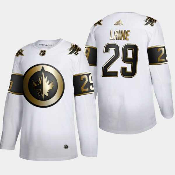 Maend-NHL-Winnipeg-Jets-Troeje-Patrik-Laine-29-Golden-Edition-Hvid-Authentic