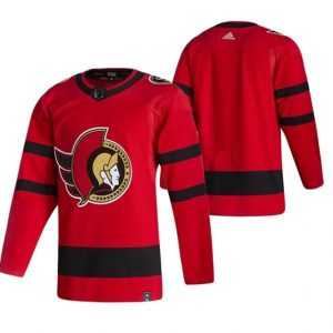 Maend-Ottawa-Senators-Troeje-Blank-2022-Reverse-Retro-Roed-Authentic