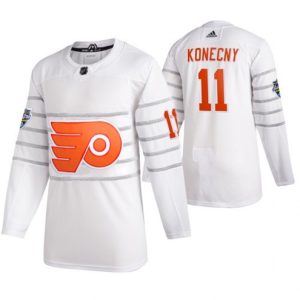 Maend-Philadelphia-Flyers-Troeje-Travis-Konecny-2020-NHL-All-Star-Hvid