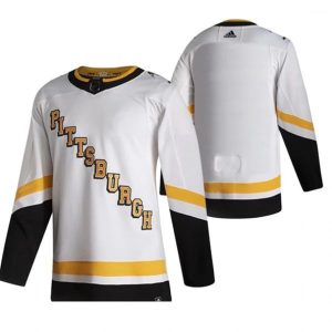 Maend-Pittsburgh-Penguins-Troeje-Blank-2022-Reverse-Retro-Hvid-Authentic