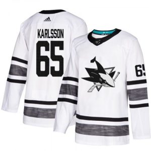 Maend-San-Jose-Sharks-Troeje-Erik-Karlsson-Hvid-2019-NHL-All-Star