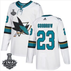 Maend-Sharks-23-Barclay-Goodrow-Hvid-2019-Stanley-Cup-Final-Stitched