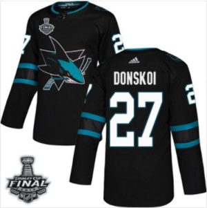 Maend-Sharks-27-Joonas-Donskoi-Sort-2019-Stanley-Cup-Final-Stitched