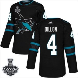 Maend-Sharks-4-Brenden-Dillon-Sort-2019-Stanley-Cup-Final-Stitched
