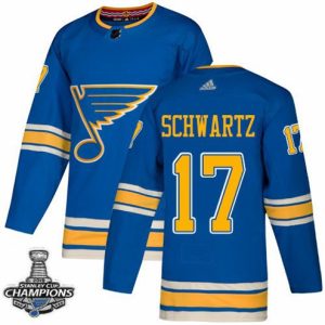 Maend-St.-Louis-Blues-Troeje-Jaden-Schwartz-Blaa-2019-Stanley-Cup-Champions
