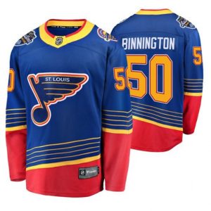 Maend-St.-Louis-Blues-Troeje-Jordan-Binnington-2020-NHL-All-Star-Blaa