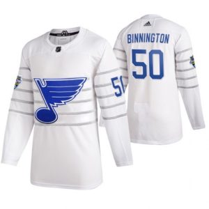 Maend-St.-Louis-Blues-Troeje-Jordan-Binnington-Hvid-2020-NHL-All-Star