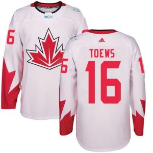Maend-Team-Canada-Troeje-16-Jonathan-Toews-Authentic-Hvid-Hjemme-2016-World-Cup-Hockey