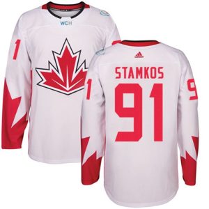 Maend-Team-Canada-Troeje-91-Steven-Stamkos-Authentic-Hvid-Hjemme-2016-World-Cup-Hockey