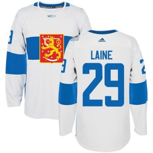 Maend-Team-Finland-Troeje-29-Patrik-Laine-Authentic-Hvid-Hjemme-2016-World-Cup