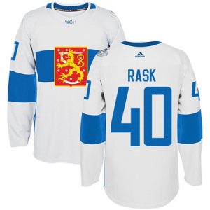 Maend-Team-Finland-Troeje-40-Tuukka-Rask-Authentic-Hvid-Hjemme-2016-World-Cup