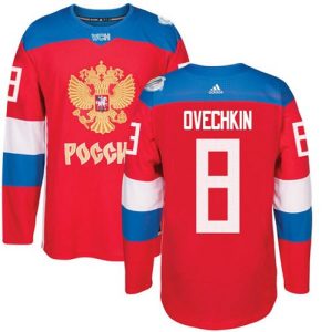 Maend-Team-Rusland-Troeje-8-Alexander-Ovechkin-Authentic-Roed-Ude-2016-World-Cup