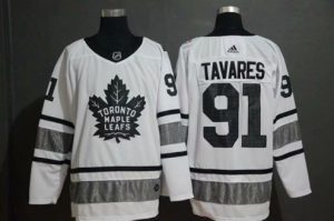 Maend-Toronto-Maple-Leafs-Troeje-John-Tavares-Hvid-2019-NHL-All-Star