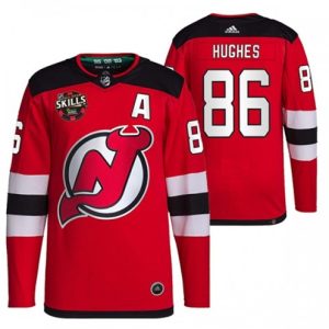 Man-New-Jersey-Devils-Troeje-Jack-Hughes-86-2022-NHL-All-Star-Skills-Authentic