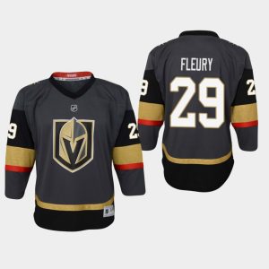 Marc-Andre-Fleury-Golden-Knights-Sort-Replica-Hjemme-Player-Preschool