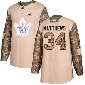 NHL-Auston-Matthews-Authentic-Maend-Camo-Toronto-Maple-Leafs-Troeje-34-Veterans-Day-Practice