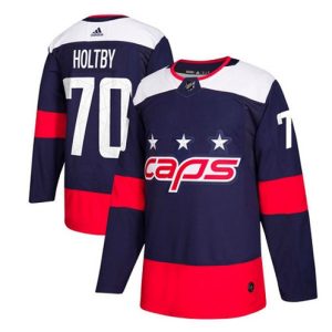 NHL-Braden-Holtby-Authentic-Maend-Navy-Blaa-Washington-Capitals-Troeje-70-2018-Stadium-Series