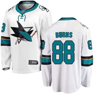 NHL-Brent-Burns-Breakaway-Maend-Hvid-Fanatics-Branded-San-Jose-Sharks-Troeje-88-Ude