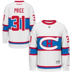 NHL-Carey-Price-Authentic-Maend-Hvid-Reebok-Montreal-Canadiens-Troeje-31-2016-Winter-Classic